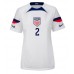 Cheap United States Sergino Dest #2 Home Football Shirt Women World Cup 2022 Short Sleeve